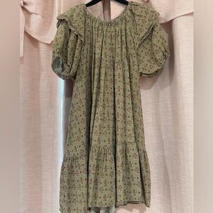 Flower Block Willow Dress